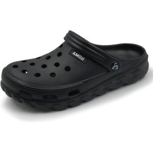 imageAmoji Unisex Garden Clogs Gardening Shoes AA15211521black