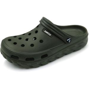 imageAmoji Unisex Garden Clogs Gardening Shoes AA1521Armygreen