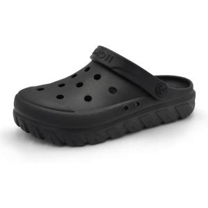 imageAmoji Unisex Garden Clogs Gardening Slip On Shoes CL212Black
