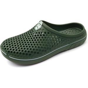 imageAmoji Unisex Garden Clogs Shoes Sandals Slippers AM1761Armygreen