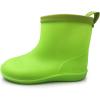 imageAmoji Boys Rain Boots Toddler Rainboots Kids Rubber Waterproof Garden Shoes Green 859 Toddler