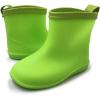 imageAmoji Boys Rain Boots Toddler Rainboots Kids Rubber Waterproof Garden Shoes Green 859 Toddler