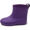 imageAmoji Boys Rain Boots Toddler Rainboots Kids Rubber Waterproof Garden Shoes Purple 859 Toddler