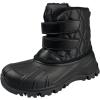imageAmoji Boys Snow Boots Kid Warm Winter Boots Cold Weather Shoes Tollder LittleBig Kid10black