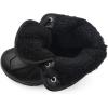 imageAmoji Boys Snow Boots Kid Warm Winter Boots Cold Weather Shoes Tollder LittleBig KidBlack