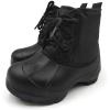imageAmoji Boys Snow Boots Kid Warm Winter Boots Cold Weather Shoes Tollder LittleBig KidBlack