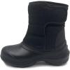imageAmoji Boys Snow Boots Kid Warm Winter Boots Cold Weather Shoes Tollder LittleBig KidBlackblack