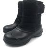 imageAmoji Boys Snow Boots Kid Warm Winter Boots Cold Weather Shoes Tollder LittleBig KidBlackblack