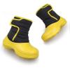 imageAmoji Boys Snow Boots Kid Warm Winter Boots Cold Weather Shoes Tollder LittleBig KidBlackyellow
