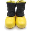 imageAmoji Boys Snow Boots Kid Warm Winter Boots Cold Weather Shoes Tollder LittleBig KidBlackyellow