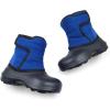 imageAmoji Boys Snow Boots Kid Warm Winter Boots Cold Weather Shoes Tollder LittleBig KidBluenavy