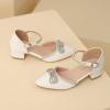 imageAmoji Girls High Heels Kid Ankle Strap Dress Shoes Wedding Party for Little Kid Big Kid 412413whitepu