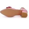 imageAmoji Girls High Heels Kid Ankle Strap Dress Shoes Wedding Party for Little Kid Big Kid 412417pink