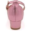 imageAmoji Girls High Heels Kid Ankle Strap Dress Shoes Wedding Party for Little Kid Big Kid 412417pink
