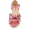 imageAmoji Girls High Heels Kid Ankle Strap Dress Shoes Wedding Party for Little Kid Big Kid 412419pink