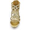 imageAmoji Girls High Heels Kid Ankle Strap Dress Shoes Wedding Party for Little Kid Big Kid 412420gold