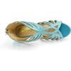 imageAmoji Girls High Heels Kid Ankle Strap Dress Shoes Wedding Party for Little Kid Big Kid 412421blue