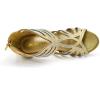 imageAmoji Girls High Heels Kid Ankle Strap Dress Shoes Wedding Party for Little Kid Big Kid 412421gold