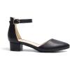 imageAmoji Girls High Heels Kid Ankle Strap Dress Shoes Wedding Party for Little Kid Big Kid 412Black