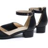 imageAmoji Girls High Heels Kid Ankle Strap Dress Shoes Wedding Party for Little Kid Big Kid 412Black