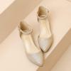 imageAmoji Girls High Heels Kid Ankle Strap Dress Shoes Wedding Party for Little Kid Big Kid 412Gold