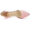 imageAmoji Girls High Heels Kid Ankle Strap Dress Shoes Wedding Party for Little Kid Big Kid 412Pink