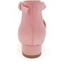 imageAmoji Girls High Heels Kid Ankle Strap Dress Shoes Wedding Party for Little Kid Big Kid 412Pink