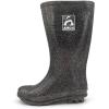 imageAmoji Gril Glitter Easy On Rain Boots Rubber Waterproof Boots Little KidBig KidBlack