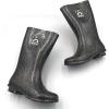 imageAmoji Gril Glitter Easy On Rain Boots Rubber Waterproof Boots Little KidBig KidBlack