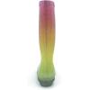 imageAmoji Gril Glitter Easy On Rain Boots Rubber Waterproof Boots Little KidBig KidRainbow