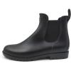imageAmoji Unisex Ankle Chelsea Rain Short Rubber Boots 919Black
