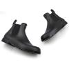 imageAmoji Unisex Ankle Chelsea Rain Short Rubber Boots 919Black