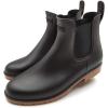 imageAmoji Unisex Ankle Chelsea Rain Short Rubber Boots 919Brown
