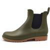 imageAmoji Unisex Ankle Chelsea Rain Short Rubber Boots 919Olive