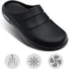 imageAmoji Unisex Arch Support Recovery Slide Sandals Orthopedic Clogs Athletic Shower Slipper XLS15561556black