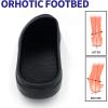 imageAmoji Unisex Arch Support Recovery Slide Sandals Orthopedic Clogs Athletic Shower Slipper XLS15561556black
