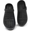 imageAmoji Unisex Clogs Garden Shoes Slip On Sandals CL8818Cll8818black