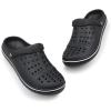 imageAmoji Unisex Clogs Garden Shoes Slip On Sandals CL8818Cll8818black