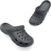 imageAmoji Unisex Garden Clogs Gardening Slip On Shoes CL3101Grey