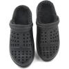 imageAmoji Unisex Winter Fleece Clog Fur Lined Garden Shoes House Slippers D8818Black