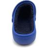 imageAmoji Unisex Winter Fleece Clog Fur Lined Garden Shoes House Slippers D8818Bluenavy