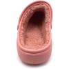 imageAmoji Unisex Winter Fleece Clog Fur Lined Garden Shoes House Slippers D8818Pink