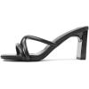 imageAmoji Women 3 Inch Slip On Heels Lady Heeled Sandal 332Black