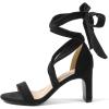 imageAmoji Women 3 Inch Strappy Heels Lady Heeled Sandal Strap Up Wedding Party Shoes 333Black