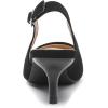 imageAmoji Womens 2 Inch Pointed Toe Low Kitten Heel Slingback Pump Party Wedding Dress Shoes FZ321Blacknubuck
