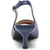 imageAmoji Womens 2 Inch Pointed Toe Low Kitten Heel Slingback Pump Party Wedding Dress Shoes FZ321Navy