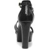 imageAmoji Womens Block Heels 4 Inch Platform Ankle Strap Lady Heeled Sandals FZ3254inchpublack