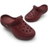 imageUnisex Slip On Clog Garden Shoes AM2350Winered