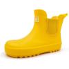 imageAmoji Boy Rain Boots Kid Waterproof Rubber Boots Garden Boots 6767Yellow