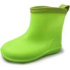imageAmoji Boys Rain Boots Toddler Rainboots Kids Rubber Waterproof Garden Shoes Green 859 Toddler